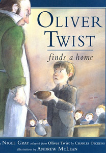 OLIVER TWIST FINDS A HOME cover